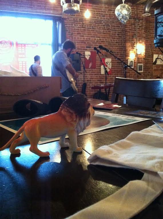 I had a few guys come up to me and say, "Uh, my wife wants a CD." That's right she does.  She wants a tote bag, too. For groceries. 